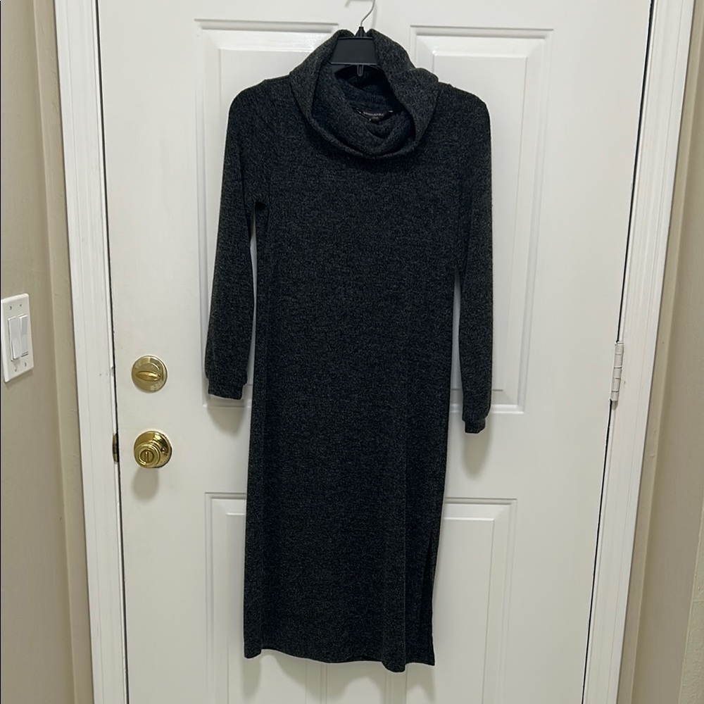 Banana Republic Gray Cowl Neck Sweater Dress (New but tags removed)